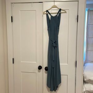 Anthropologie HD in Paris turquoise jumpsuit